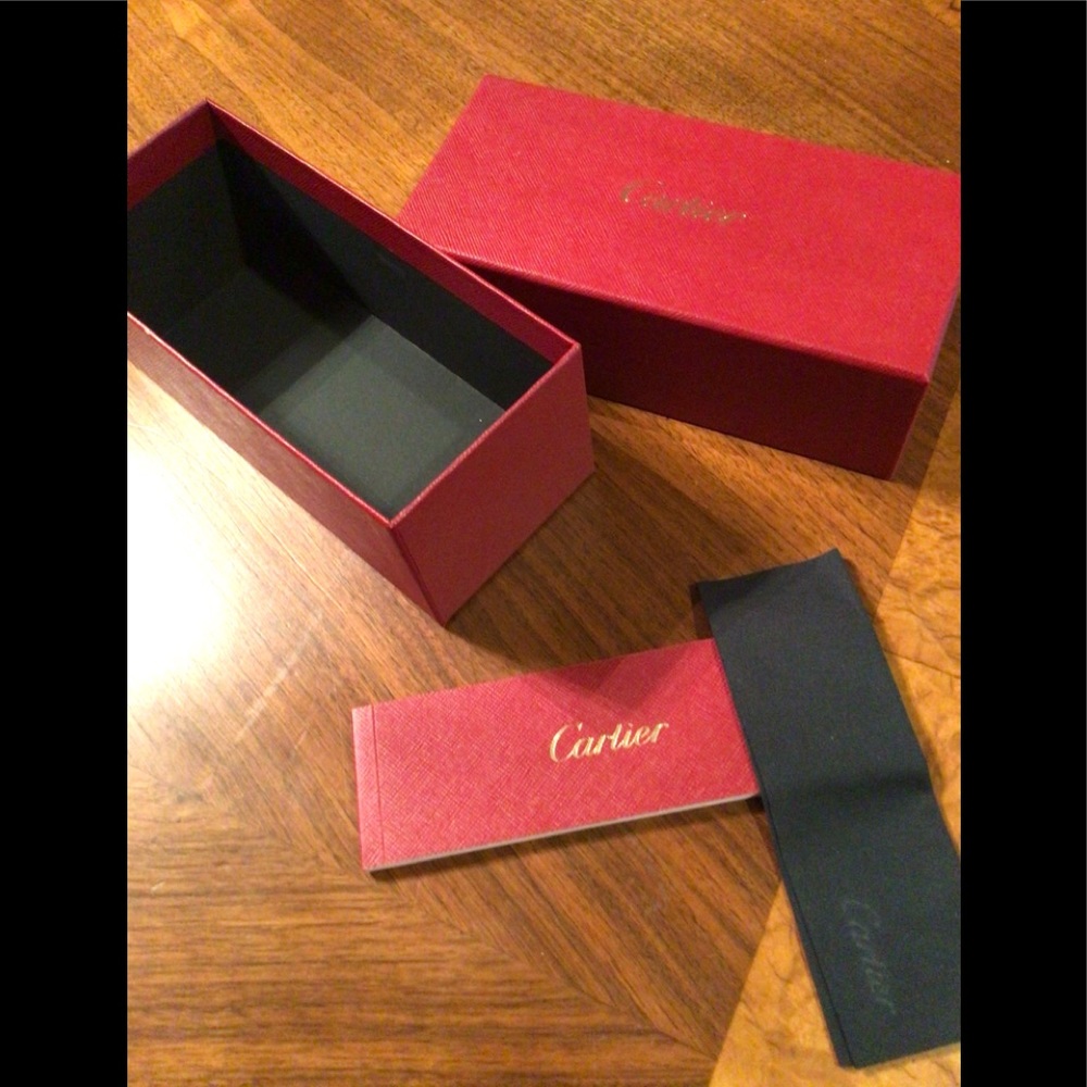 Cartier eyewear box